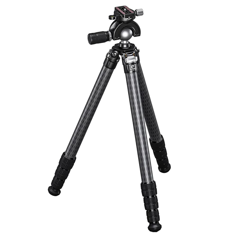 Leofoto SA Series SA-364CL(Long) Tapered SOAR Rifle Tripod w/MH-50S Panning Ball Head Set (Max Load: 44lb) SA-364CL-LONG-MH-50S - Leofoto