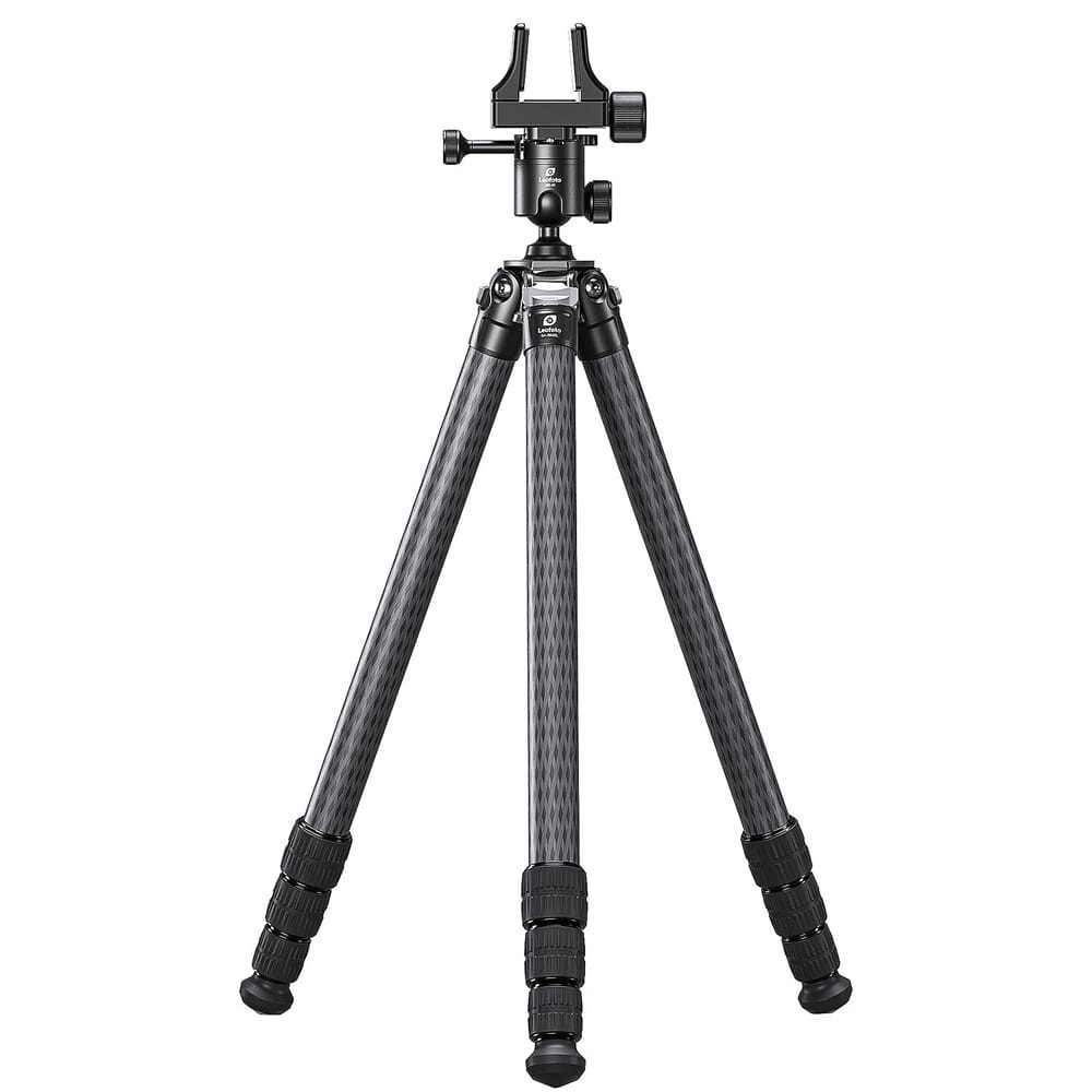 Leofoto SA Series SA-364CL Tapered SOAR Rifle Tripod w/MK-40 40mm Ball Head & GS-3 Tapered SOAR Rifle Clamp Set SA-364CL-MK-40-GS-3 - Leofoto