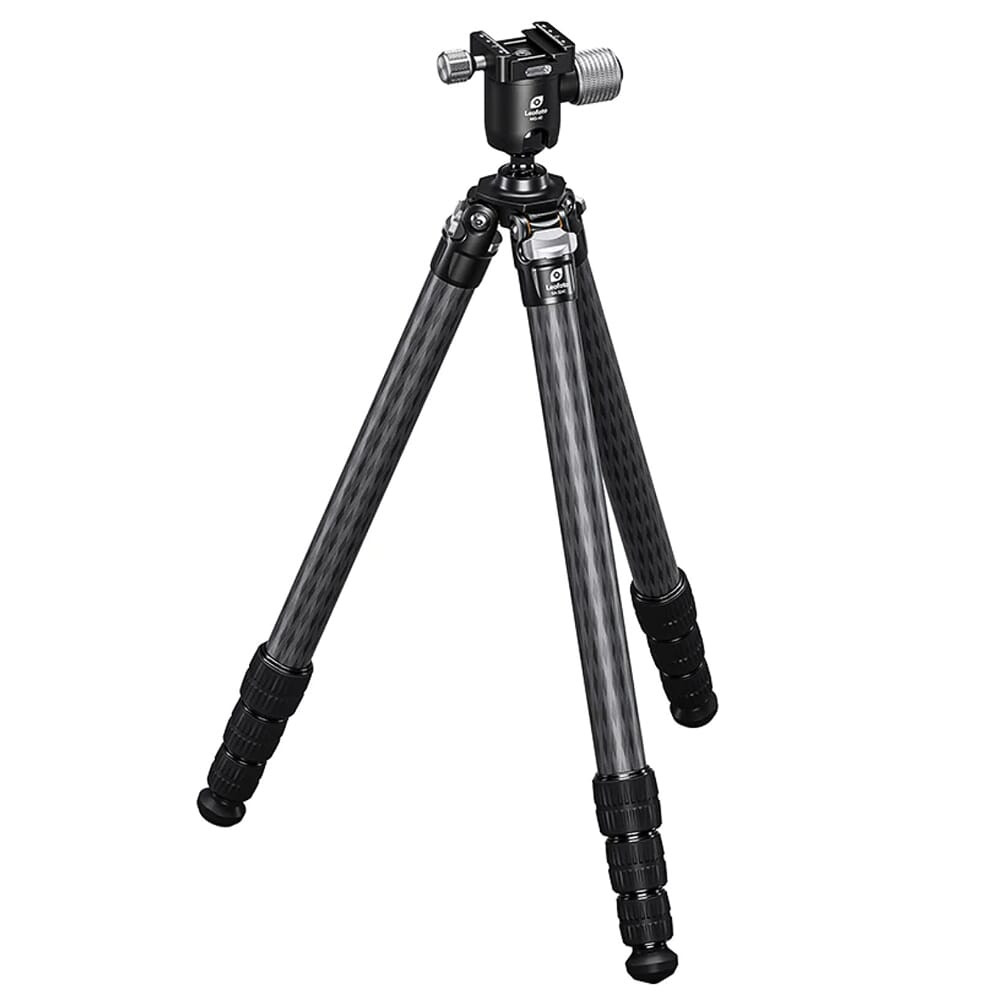 Leofoto SA Series SA-404C Tapered SOAR Rifle Tripod w/MG-40 40mm Rapid-Lock Ball Head Set SA-404C-MG-40 - Leofoto