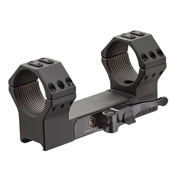 Contessa SRL Contessa Simple Black Tactical QD Monolithic 20MOA 34mm Mount w/Level SBT03/20 - Contessa SRL