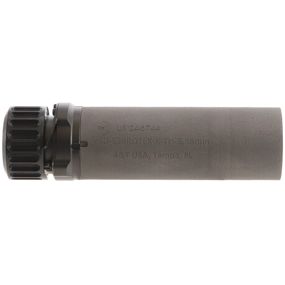 B&T Titanium 556 Rotex Mini K Suppressor w/SF Adapter SD-556RotexKTi - B&T