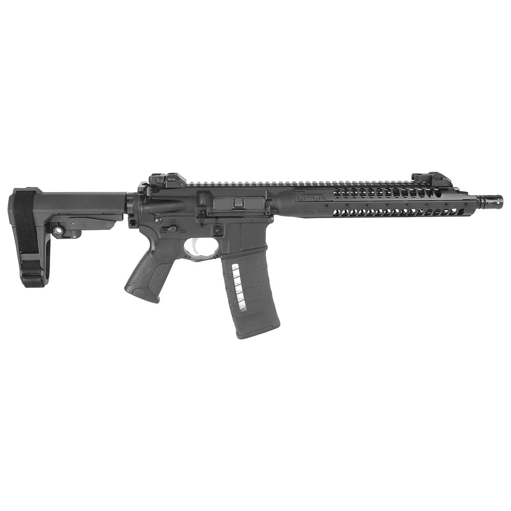 LWRC International LWRC SIX8-A5 6.8 SPC 12.7" 1:7" 1/2x28 Bbl Black Pistol w/SBA3 Brace SIX8A5PB12SBA3