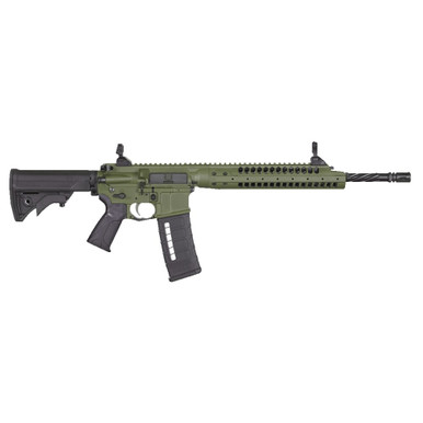LWRC International LWRC SIX8 A5 6.8 SPC 16.1" 1:10" 5/8x24 Bbl OD Green Rifle SIX8A5RODG16 - LWRC International