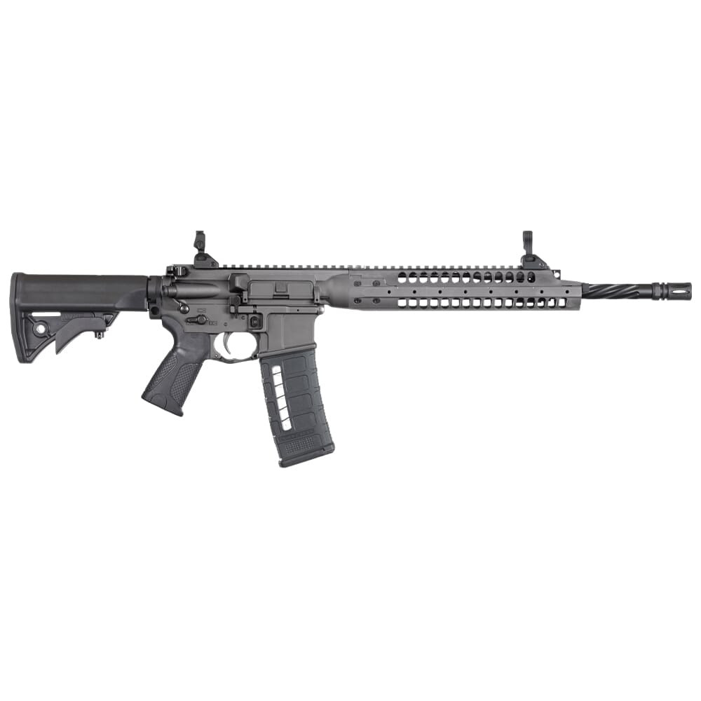 LWRC International LWRC SIX8-A5 6.8 SPC 14.7" 1:10" P&W Bbl Tungsten Grey CA Compliant Rifle SIX8A5RTG14PCAC - LWRC International