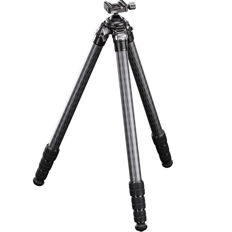 Leofoto SK Series SK-324CL Long Rifle 4-Section Carbon Fiber Tripod w/Built-in Ball Head SK-324CL - Leofoto