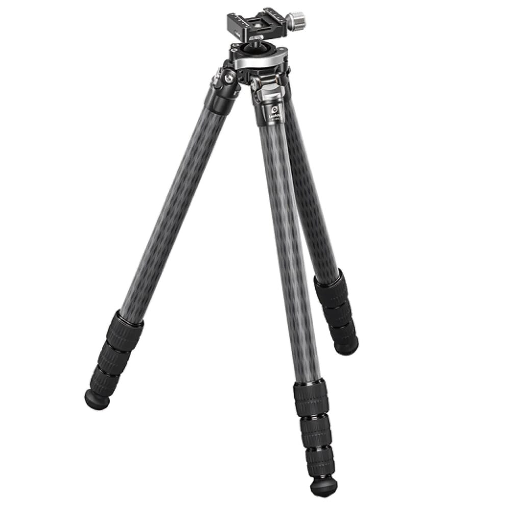Leofoto ST Series ST-324CL(K) Carbon Fiber Rifle Tripod w/Built-in Lever Control Ball Head ST-324CLK - Leofoto