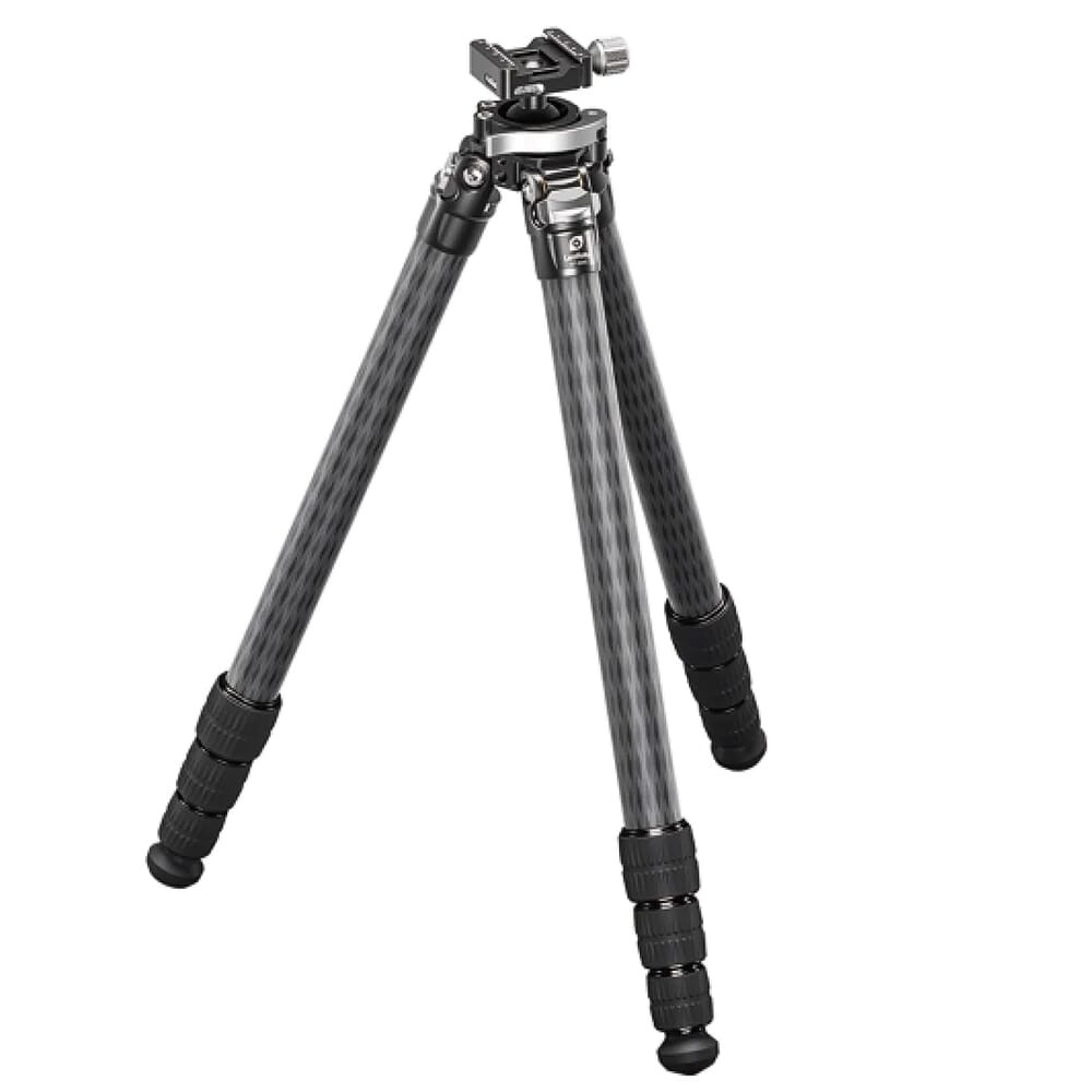 Leofoto ST Series ST-364C(K) Carbon Fiber Rifle Tripod w/Built-in Lever Control Ball Head ST-364CK - Leofoto