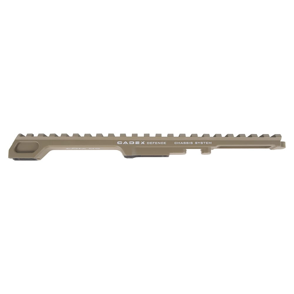Cadex Defense Standard Receiver Top Rail 6-48 Screws Tan STK-TR-235-TAN - Cadex Defense