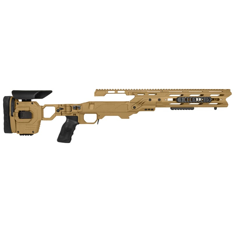 Cadex Defense Dual Strike Rem 700 LA 20 MOA Folding Burnt Bronze Chassis STKDL-REM-RH-LA-R208E-BRZ - Cadex Defense