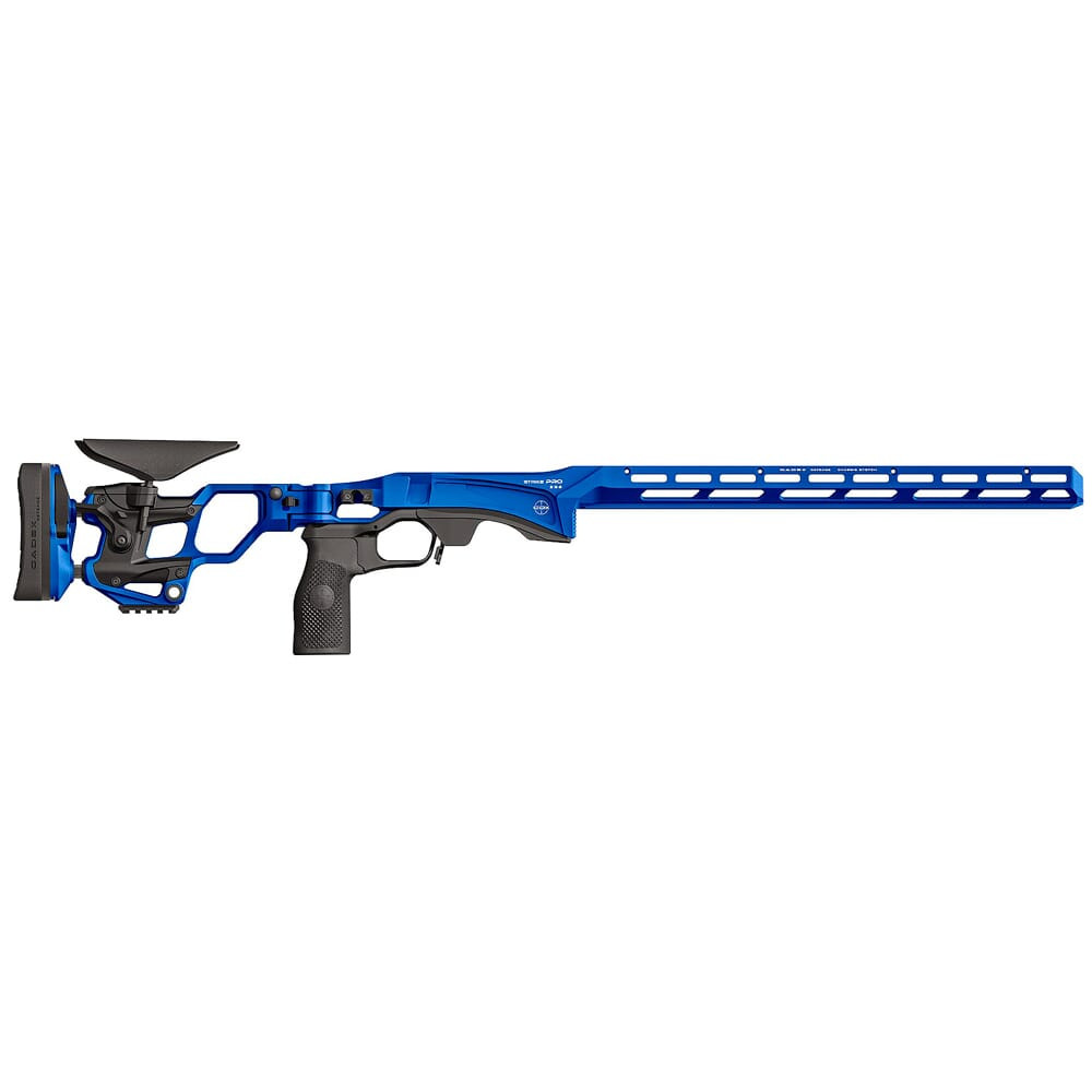Cadex Defense Strike PRO Rem 700 SA RH PRO Folding NRA Blue Chassis STKPRO-REM-RH-SA-PNAB-NRA - Cadex Defense