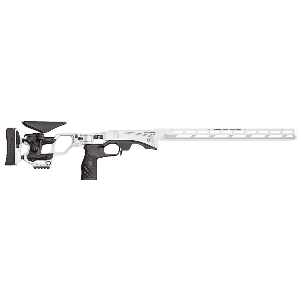 Cadex Defense Strike PRO Rem 700 SA RH PRO Folding Stormtrooper White Chassis STKPRO-REM-RH-SA-PNAB-WHT - Cadex Defense