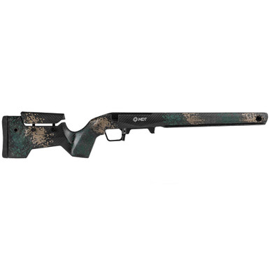 MDT CRBN Remington 700 SA RH Fixed Highland Green & Flat Dark Earth w/ARCA Rail & Precision Bottom Metal 114482-HGF - MDT