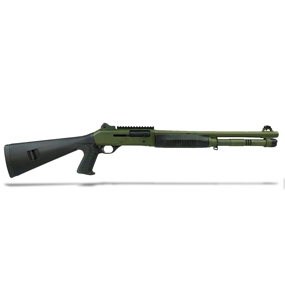 Benelli M4 Tactical 12ga 3" 18.5" OD Green 5+1 Semi-Auto Shotgun 11797 - Benelli