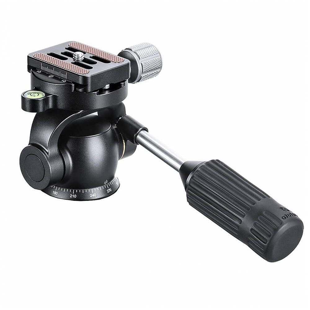 Leofoto Mini Arca Swiss Binocular and Camera Mounting Head SW-01 in Black - Leofoto