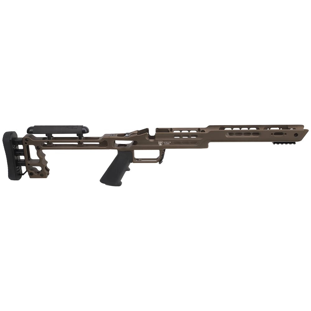 Masterpiece Arms Remington LA RH Midnight Bronze Ultra Lite Chassis ULCHASSISREMLA-MB-21 - Small Scratches in Finish UA4065 in Burnt Bronze - USED/MISC