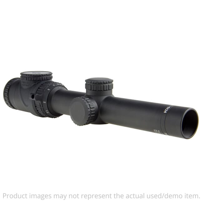 Trijicon AccuPoint 1-6x24mm SFP German #4 Crosshair w/Green Dot 30mm Matte Blk Riflescope TR25-C-200083 Excellent Condition w/ Box UA5538 - 
