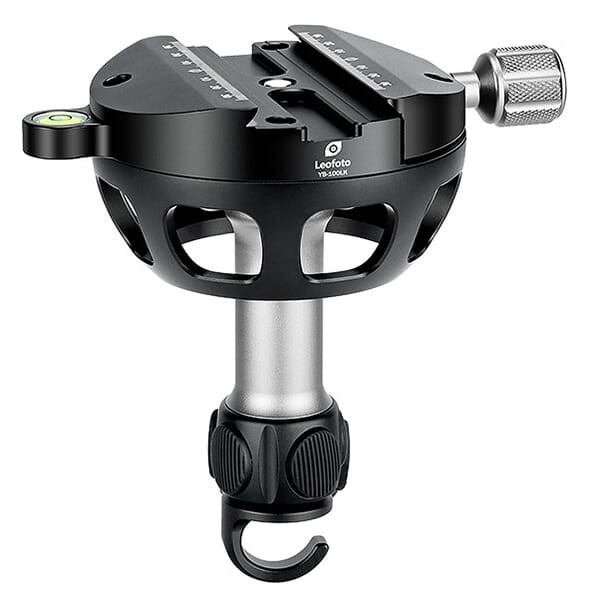 Leofoto 100mm Leveling Half-Ball Arca Compatible Adapter w/Clamp Knob Control YB-100LK - Leofoto