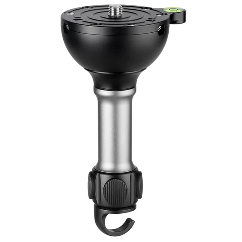 Leofoto 75mm Long Handle, 3/8" Threaded Leveling Half-Ball Adapter YB-75LP - Leofoto