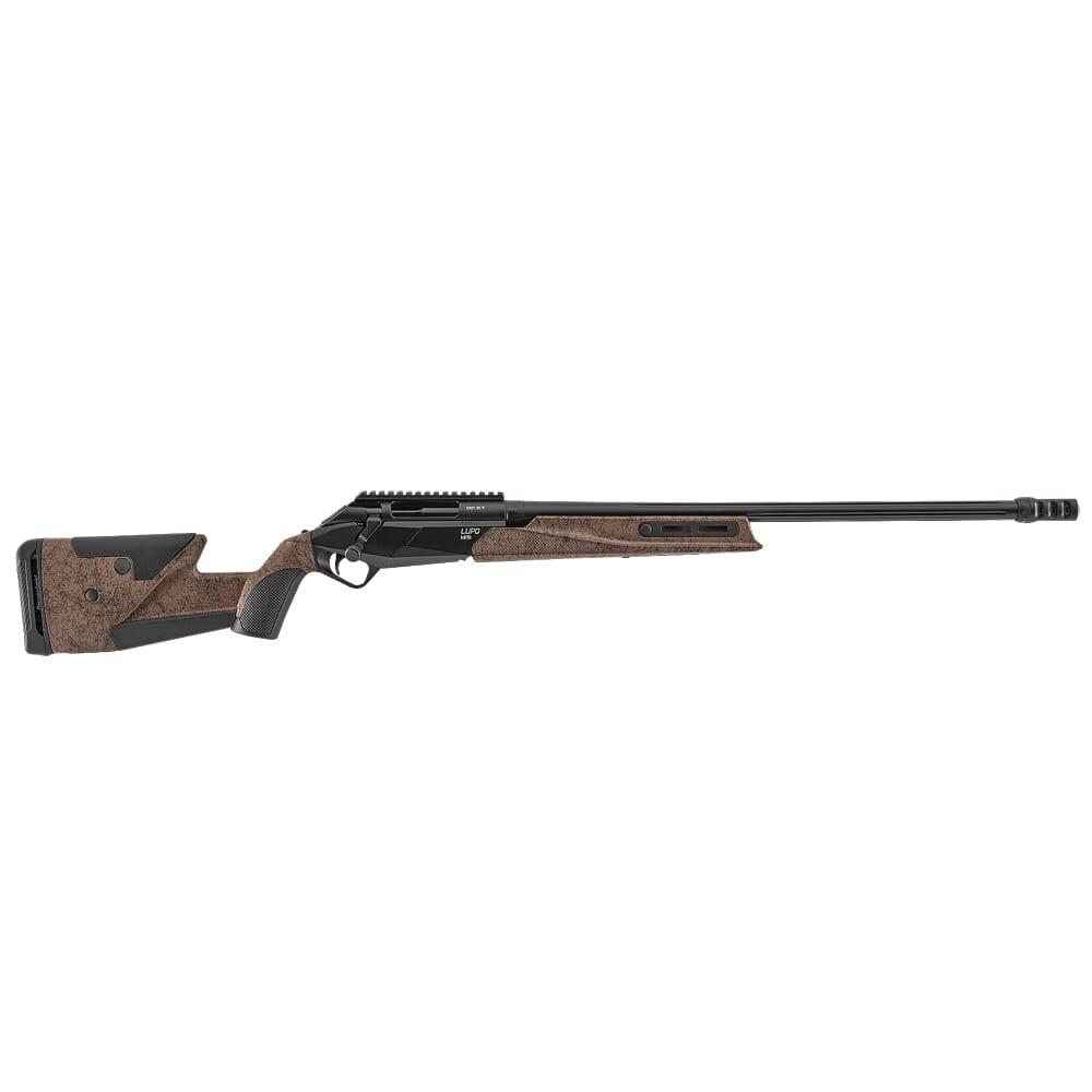 Benelli Lupo HPR 6.5 Creedmoor 24" Bbl Matte Black BE.S.T. Brown w/Black Webbing Bolt-Action Rifle 15701 - Benelli