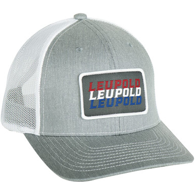 Leupold Patriot Trucker Hat Heather Gray/White 183468 - Leupold