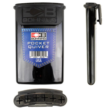 Bohning Archery Bohning Pocket Quiver Black 201035BK - Bohning Archery