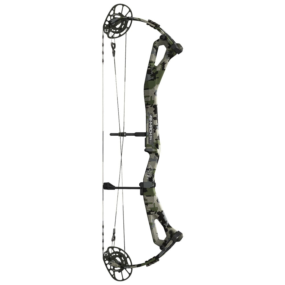 PSE Archery PSE Mach 34 S2 LH Kuiu Verde 29-70 Bow 2234S2LKV2970