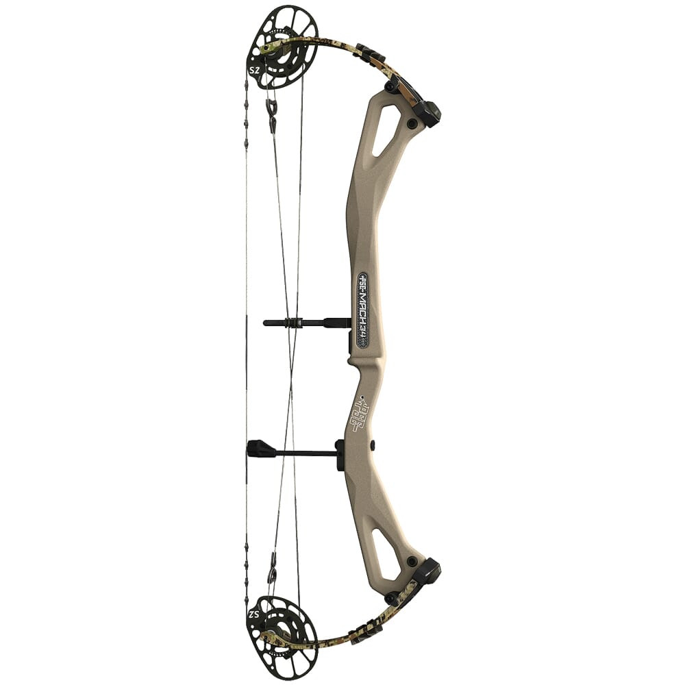 PSE Archery PSE Mach 34 S2 LH Tan Riser/Sub Alpine Limbs 29-50 Bow 2234S2LSD2950 in Multiple