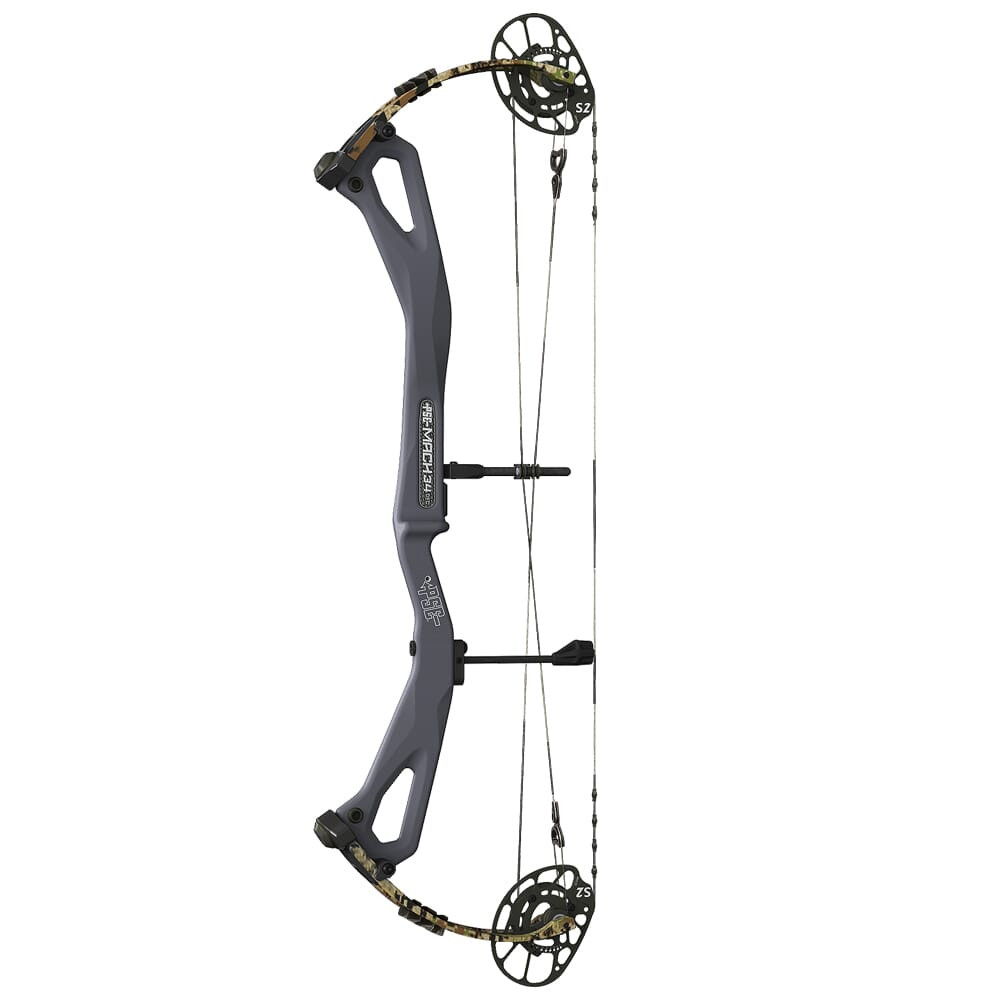 PSE Archery PSE Mach 34 S2 RH Charcoal Riser/Sub Alpine Limbs 29-80 Bow 2234S2RGS2980 in Multiple - PSE Archery