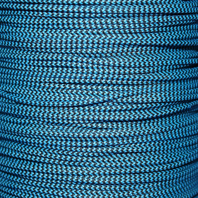 BCY Bowstring BCY Size 24 "D" Loop Rope Electric Blue/Black 50ft Spool 24D-EBBLK-50 - BCY Bowstring