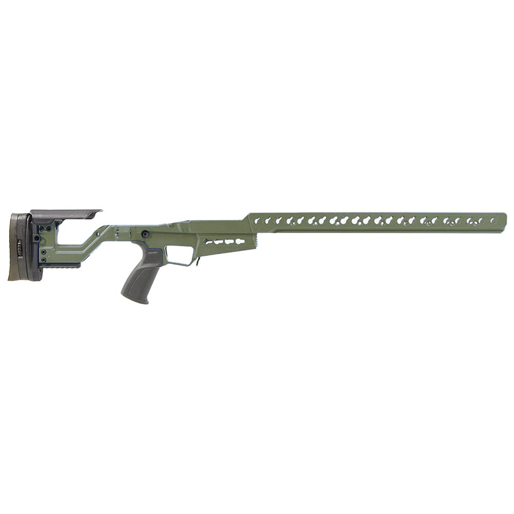 Accuracy International AT-X AICS Rem 700 Short Action/Long Upper Sage Green Chassis System 29642FI-SG - Accuracy International