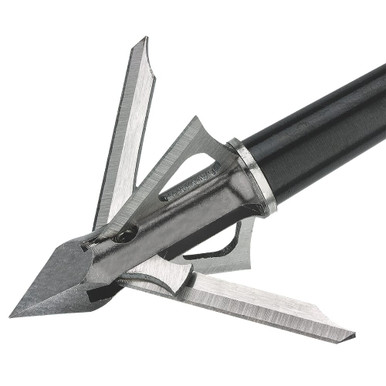 Muzzy Broadheads Muzzy Trocar HB-Hybrid 1"x1-5/8" 4-Blade 100gr Broadhead 297 - Muzzy Broadheads