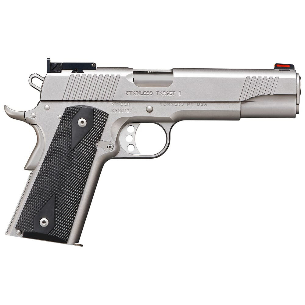 Kimber 1911 Stainless Target II 9mm 5" Bbl CA Compliant Pistol 3200108CA