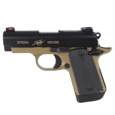 Kimber Micro 9 Hero Custom 9mm 3.15" Bbl Pistol w/Red & Green Fiber-Optic Sights & Kryptek Highlander Grips 3300243 - Kimber