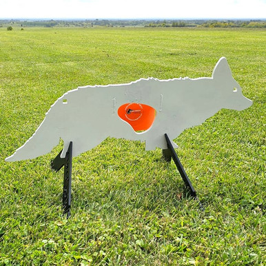 Precision Targets 36"x13"x1/2" Life-Size Coyote w/Reactive Vitals 36X13X1-2-LSCRV - Precision Targets