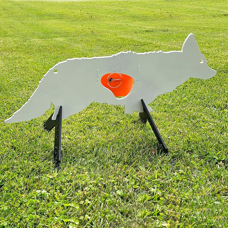 Precision Targets 36"x13"x3/8" Life-Size Coyote w/Reactive Vitals 36X13X3-8-LSCRV - Precision Targets