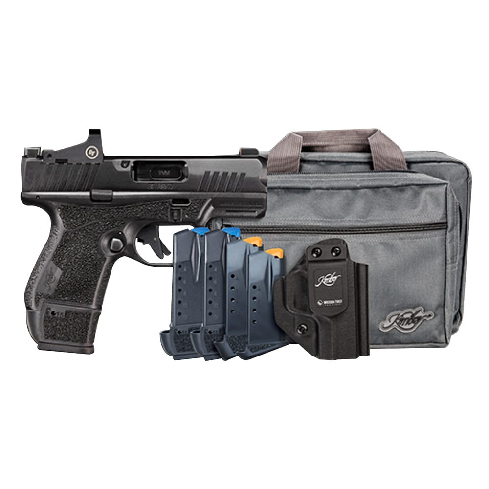 Kimber R7 Mako 9mm Bbl Optics Included Black Pistol w/Mission First Tactical Holster, Kimber Range Bag, (3) 15rd, (1) 13rd & (1) 11rd Mag 3800035 - Kimber
