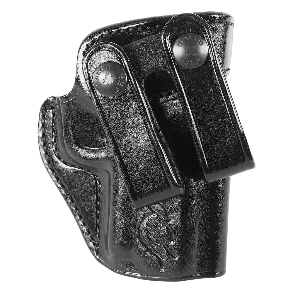 Kimber 1911 Ultra-Size 3" IWB Black Leather Holster w/Kimber Logo by Galco 4000047 - Kimber