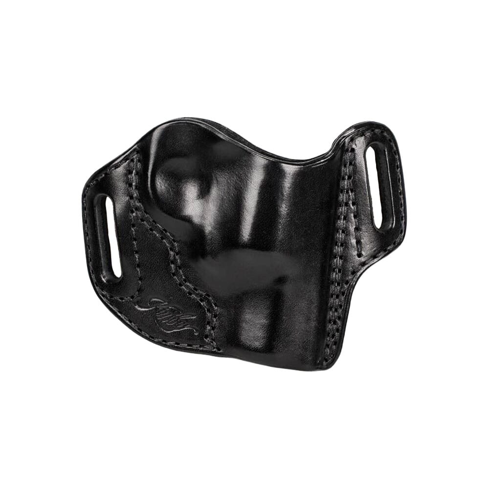 Kimber K6s 2" Full-Length Belt Slide RH Black Leather Holster w/Kimber Logo by Mitch Rosen 4000279 - Kimber