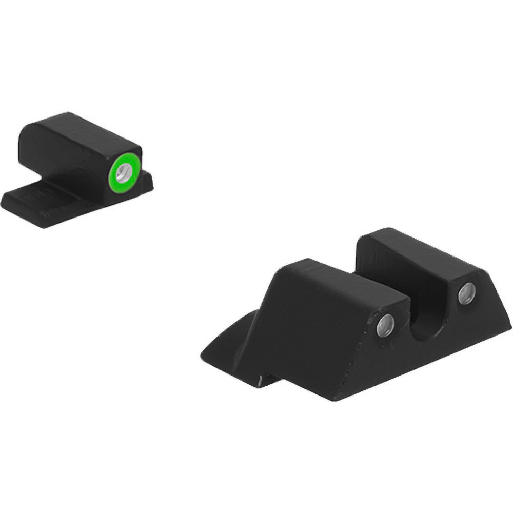Meprolight USA Meprolight Hyper-Bright Mossberg MC2 Green Ring/Green Fixed Pistol Sight Set 402603111 - Meprolight USA