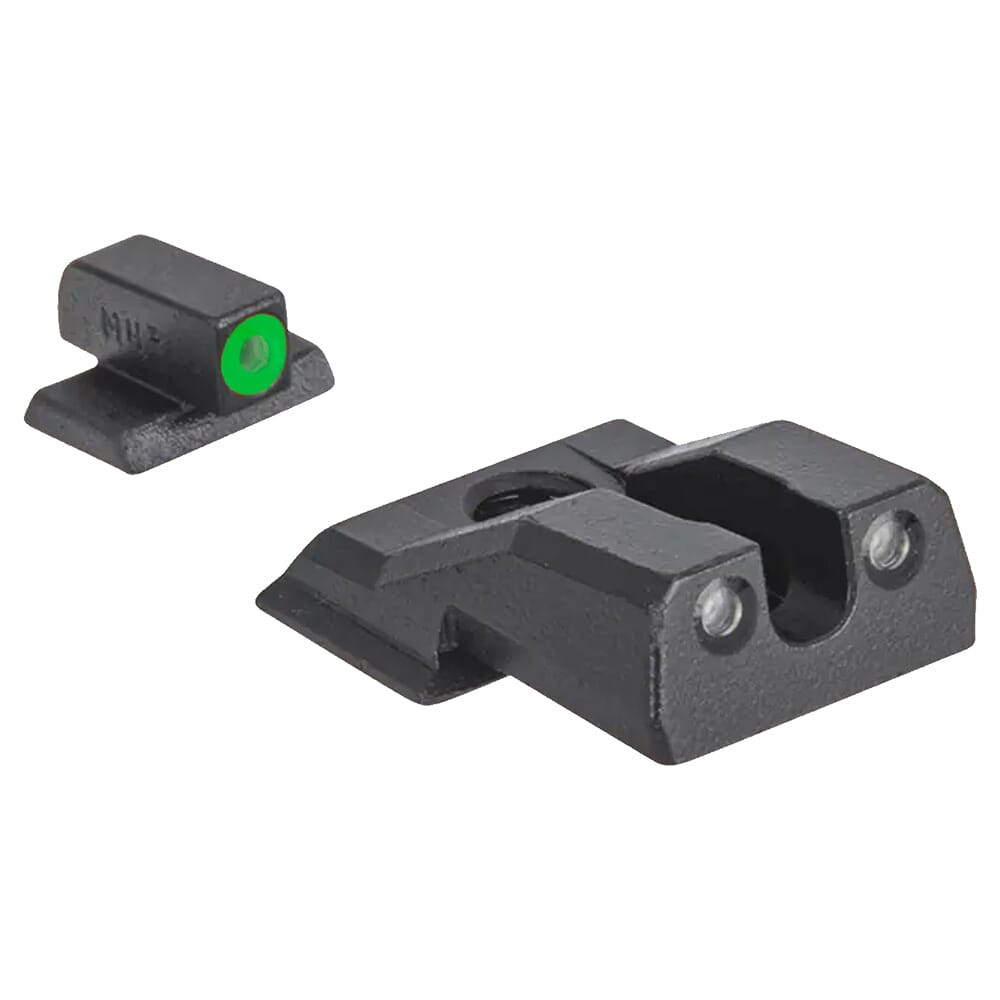 Meprolight USA Meprolight Hyper-Bright S&W M&P EZ Green Ring/Green Fixed Pistol Sight Set 417713111 - Meprolight USA