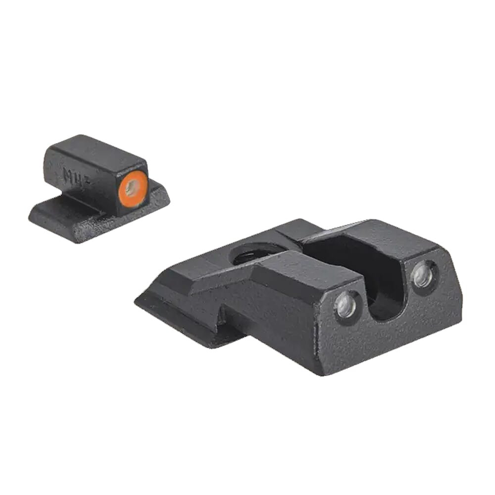 Meprolight USA Meprolight Hyper-Bright S&W M&P EZ Orange Ring/Green Fixed Pistol Sight Set 417713131 - Meprolight USA