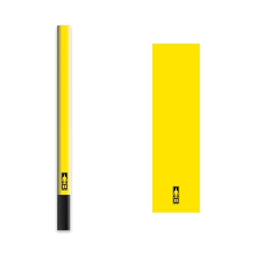 Bohning Archery Bohning 4" X-Small Neon Yellow Wrap 13pk 501033NY - Bohning Archery