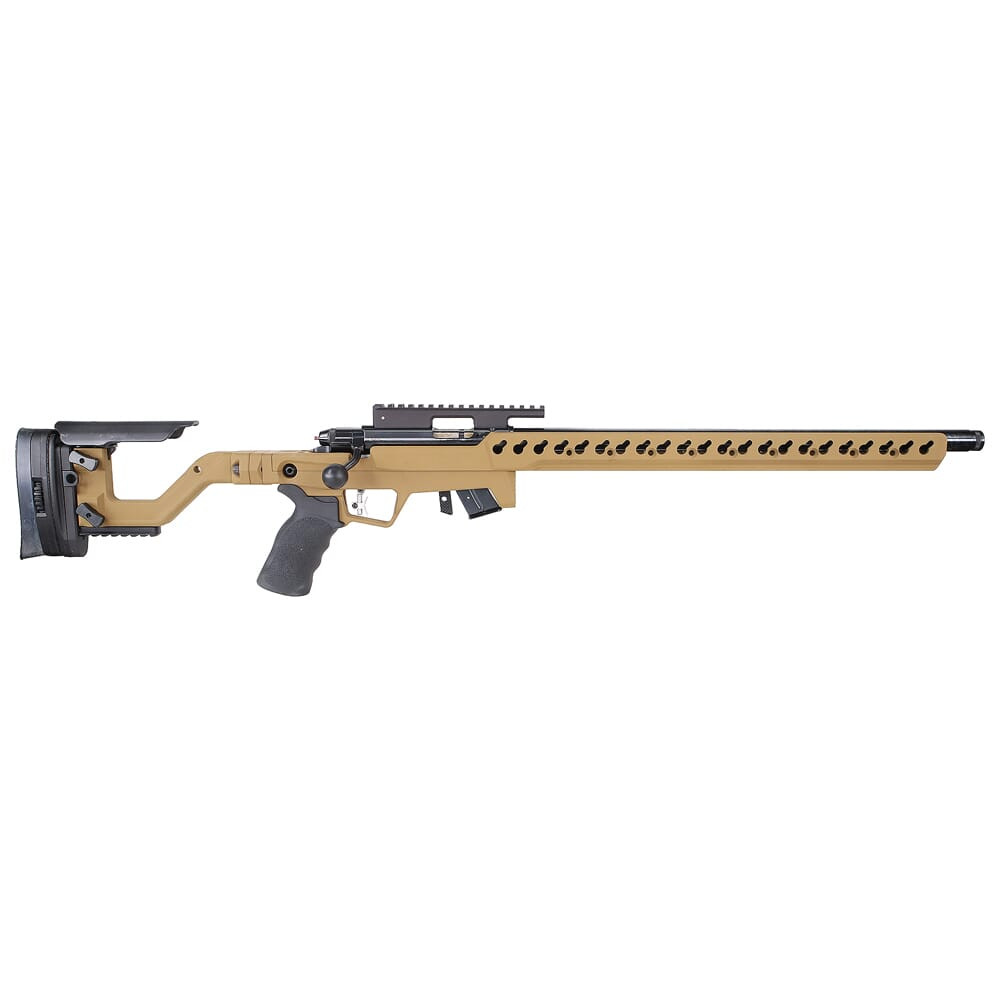 Anschutz 54.18 HB .22 LR 20" Bbl Dark Earth Rifle w/5020 2-Stage Trigger AI AT-X Chassis & 30MOA Rail 0A016104AIDE - Anschutz
