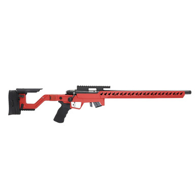 Anschutz 54.18 HB .22 LR 20" Bbl Fire Red Rifle w/5020 2-Stage Trigger AI AT-X Chassis & 30MOA Rail 0A016104AIFR - Anschutz