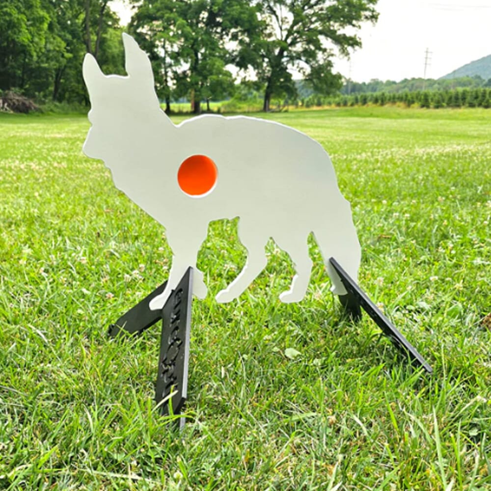 Precision Targets 1/4" Life-Size Fox w/Reactive Vitals & Stand 1-4-LSFRVS - Precision Targets