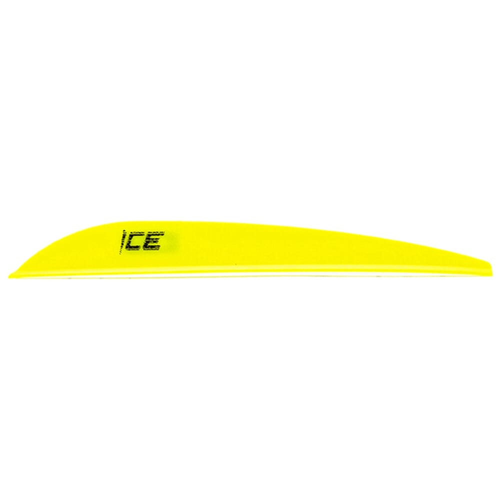 Bohning Archery Bohning Ice Vane 3" Neon Yellow 100pk 101022NY3 - Bohning Archery