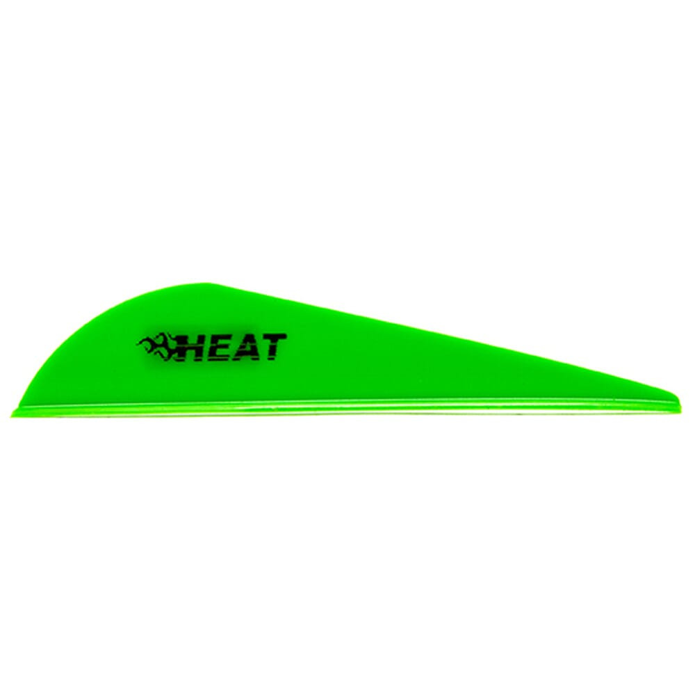Bohning Archery Bohning Heat Vane 2.5" Neon Green 100pk 101037NG25 - Bohning Archery