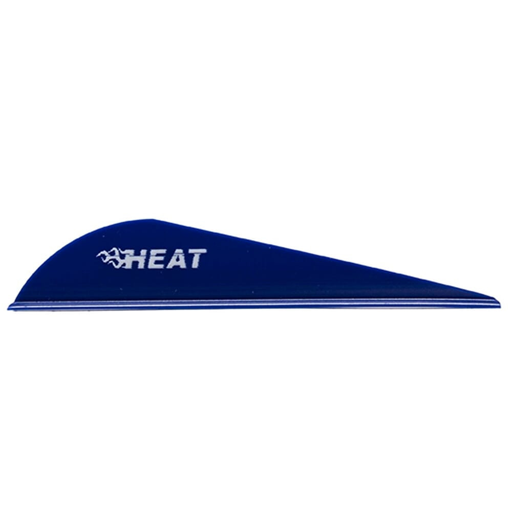Bohning Archery Bohning Heat Vane 2.5" Blue 1000pk 101038BL25 - Bohning Archery