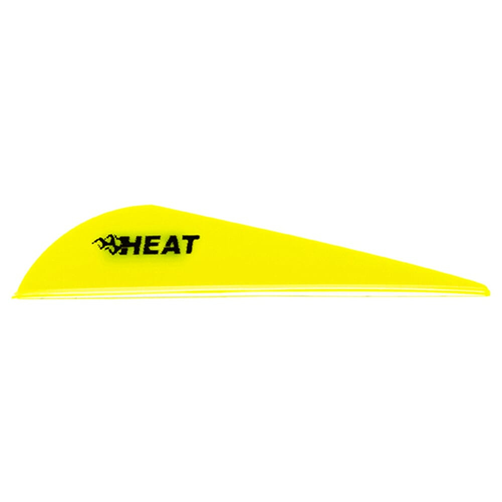 Bohning Archery Bohning Heat Vane 2.5" Neon Yellow 1000pk 101038NY25 - Bohning Archery