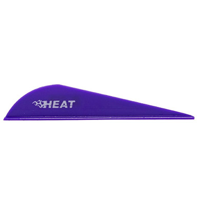 Bohning Archery Bohning Heat Vane 2.5" Purple 1000pk 101038PU25 - Bohning Archery